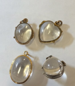 Lowther Antiques crystal lockets