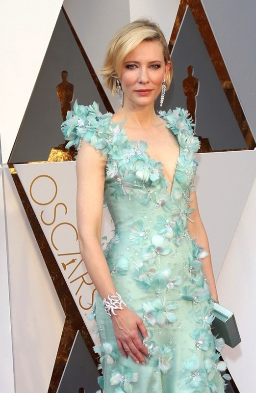 Cate Blanchett in Tiffany & Co diamond jewels
