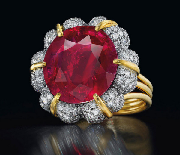 jubilee ruby ring by Verdura/Christie's 