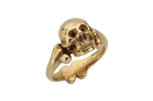 From The Benjamin Zucker Cycles of Life collection Memento Mori Memorial Ring of the 10th Viscount Kilmorey England, c. 1700  